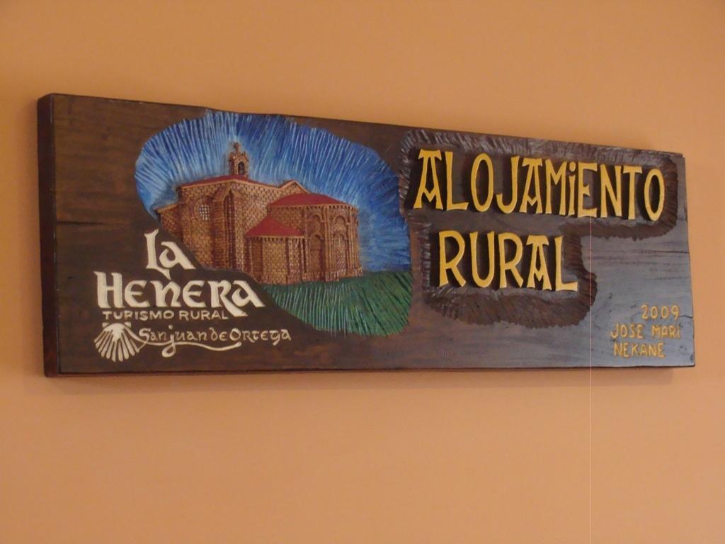 Alojamiento Rural La Henera San Juan de Ortega Exterior photo